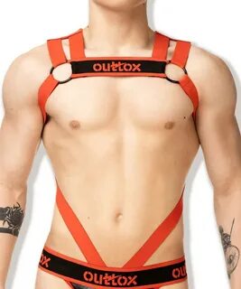 Outtox Maskulo Bulldog Harness rot Outtox Fetishwear by Mask