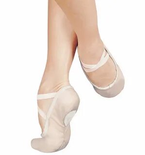 Adult Unisex "#1Pro" Leather Split-Sole Ballet Shoes Canvas 