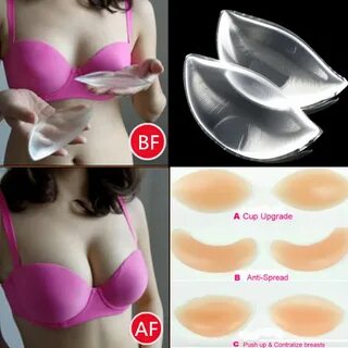 High Quality Lady Sexy Breast Bra Gel Insert Bra Inserts Cle