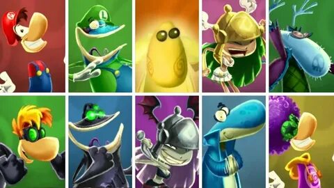 Rayman Legends - All Characters - YouTube
