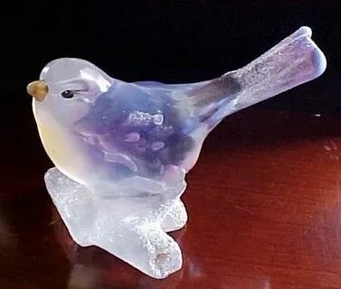 Fenton Glass Bird Figurines Fenton glass, Glass birds, Glass