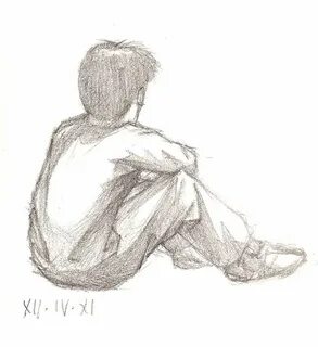 Boy Sitting Drawing at PaintingValley.com Explore collection