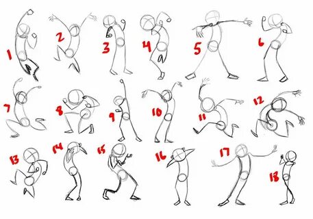 Today's Tutorial How to: Funny body poses (reference sheet) 