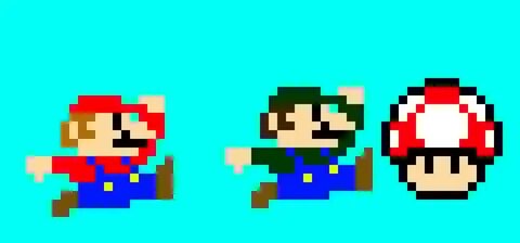 Mario characters Pixel Art Maker