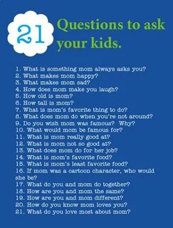 21 Questions Childcare Bridge Kids, Questions to ask, Flirti