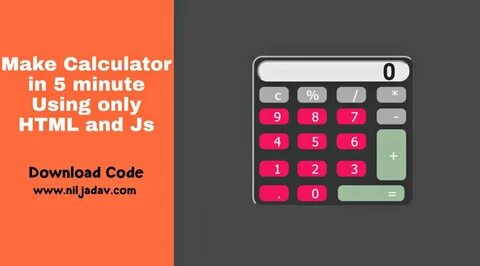 how to create a calculator in html - dafermouwinery.com.