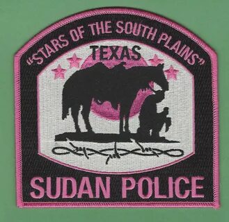 Sudan Texas Police Patch