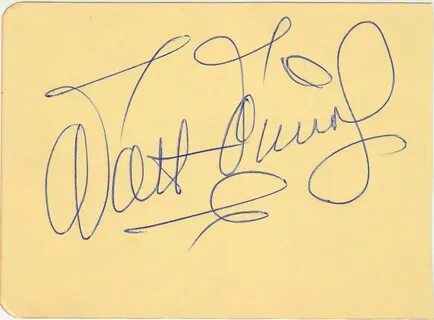 1960 Walt Disney Autograph