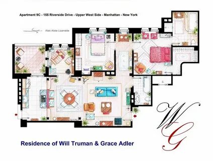 apartment_floor plan-of_will_truman_and_grace_adler_by_Inaki