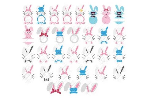 Bunny SVG Easter in SVG/DXF/EPS/JPG/PNG * OhMyCuttables