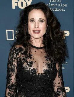 ANDIE MACDOWELL at Instyle and Warner Bros Golden Globe Awar