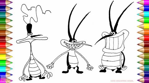 HOW TO DRAW COCKROACHES FROM OGGY AND THE COCKROACHES STEP B