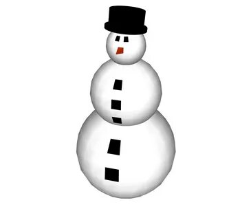 Drawing,3d,frosty,snowman,isolated - free photo from needpix
