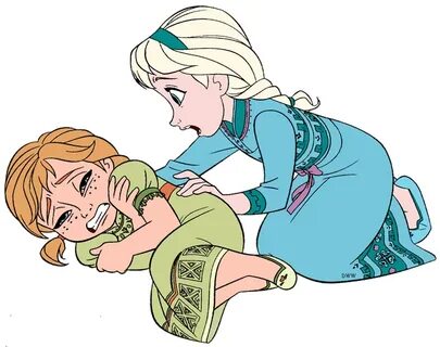 Young Anna & Elsa Clip Art from Frozen Disney Clip Art Galor