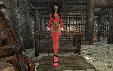 UNPB Skyrim Fishnet Armor Release 2 - UNPB Armor - NSFWmods.