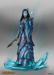 Undine Sorcerer Dungeons and dragons characters, Fantasy cha