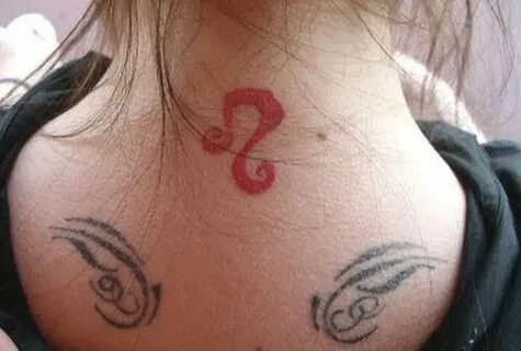 19 Attractive Leo Neck Tattoos