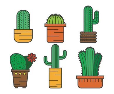 Cactus Vector Pack Vector Art & Graphics freevector.com