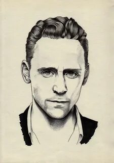 Tom Hiddleston Fan Art By https://www.flickr.com/photos/poph