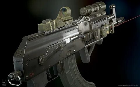 ArtStation - AK-47 Draco Custom