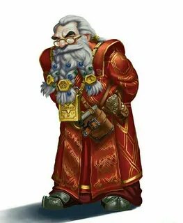 Old Dwarf Wizard - Pathfinder PFRPG DND D&D d20 fantasy Fant