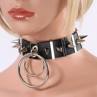 Женский кожаный чокер Goth в стиле панк модное ожерелье с ку