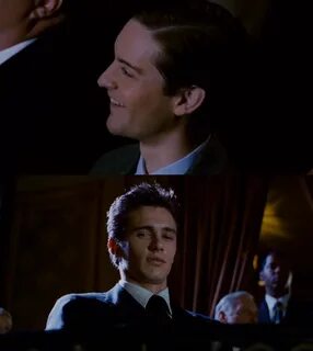 James Franco Staring at Tobey Maguire Blank Template - Imgfl