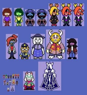 Спрайты персонажей Deltaswap Deltarune ♤ Amino