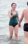 Saoirse Ronan - "Brooklyn" swinsuit set candids in New York,
