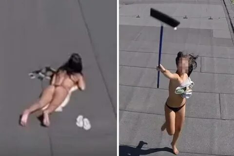 Drone riprende ragazza al sole - Dago fotogallery