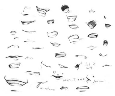 Mouths by Delnum on deviantART Mouth drawing, Anime mouth dr