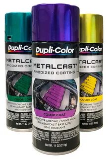 Duplicolor MetalCast Annodized Paint 11 oz Yellow Anodized -