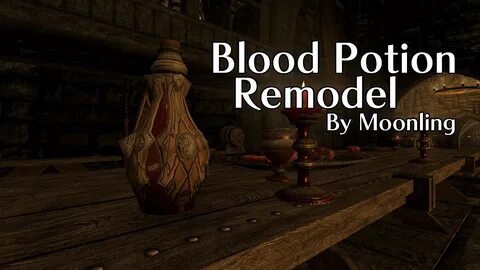 Реплейсер бутылки с кровью / Blood Potion Remodel - Модели и