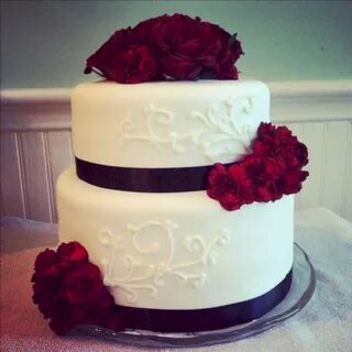 21 Red Black And White Wedding Cakes - VIs-Wed Wedding cake 