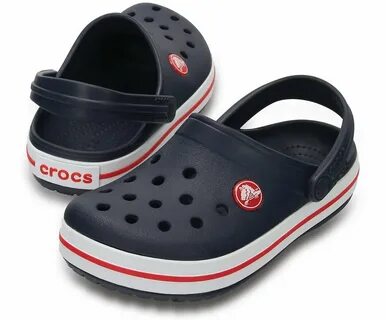 Сандалии детские Crocs Crocband Clog K Navy/Red - купить в К