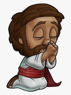 Clip Art Pictures Of Jesus Praying Free - Jesus Cartoon Tran