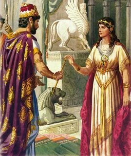 Xerxes the Great with Queen Esther Persian warrior, Ancient 