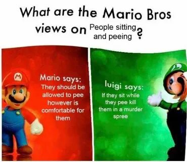 Mario Luigi Meme - Captions Save