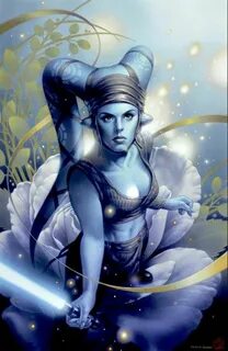 Aayla Secura. Star wars original art, Star wars art, Star wa