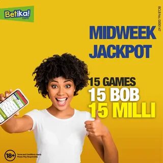 Betika Midweek Jackpot Prediction to Win Ksh.15,000,000