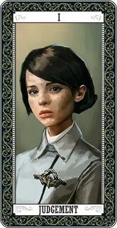 The Judgement tarot card. Dishonored, Tarot, Tarot decks