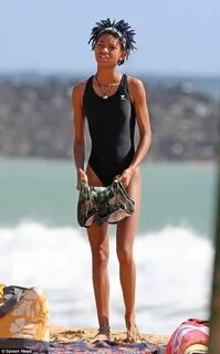 Jada Pinkett Smith shows off pert posterior in skimpy swimsu