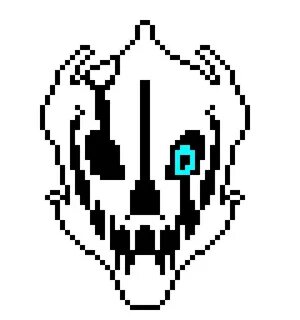 Gaster's Blaster Pixel Art Maker