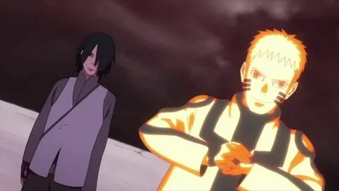 Naruto & Sasuke VS Momoshiki - Boruto EP65 Naruto and sasuke