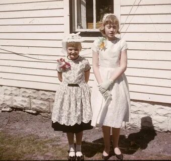 Слайды на фотоплёнке "Кодакхром" про жизнь в Америке в 1950е
