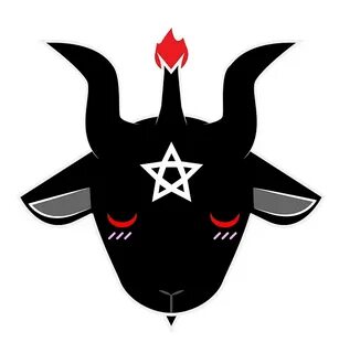 "Baphomet in Black" by The SubCute Redbubble