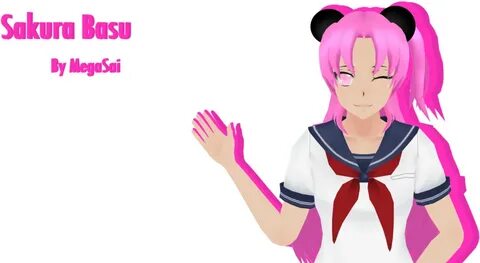 mmd X Yandere Simulator Oc Sakura Basu By Hatsunesakimiyu - 
