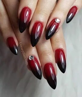 Pin by Maria Köhn on Nägel Ombre nail designs, Red gel nails