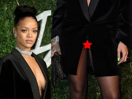 Rihanna boob slip UpskirtSTARS