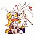 Silver the Hedgehog and Whisper the Wolf Silver the hedgehog